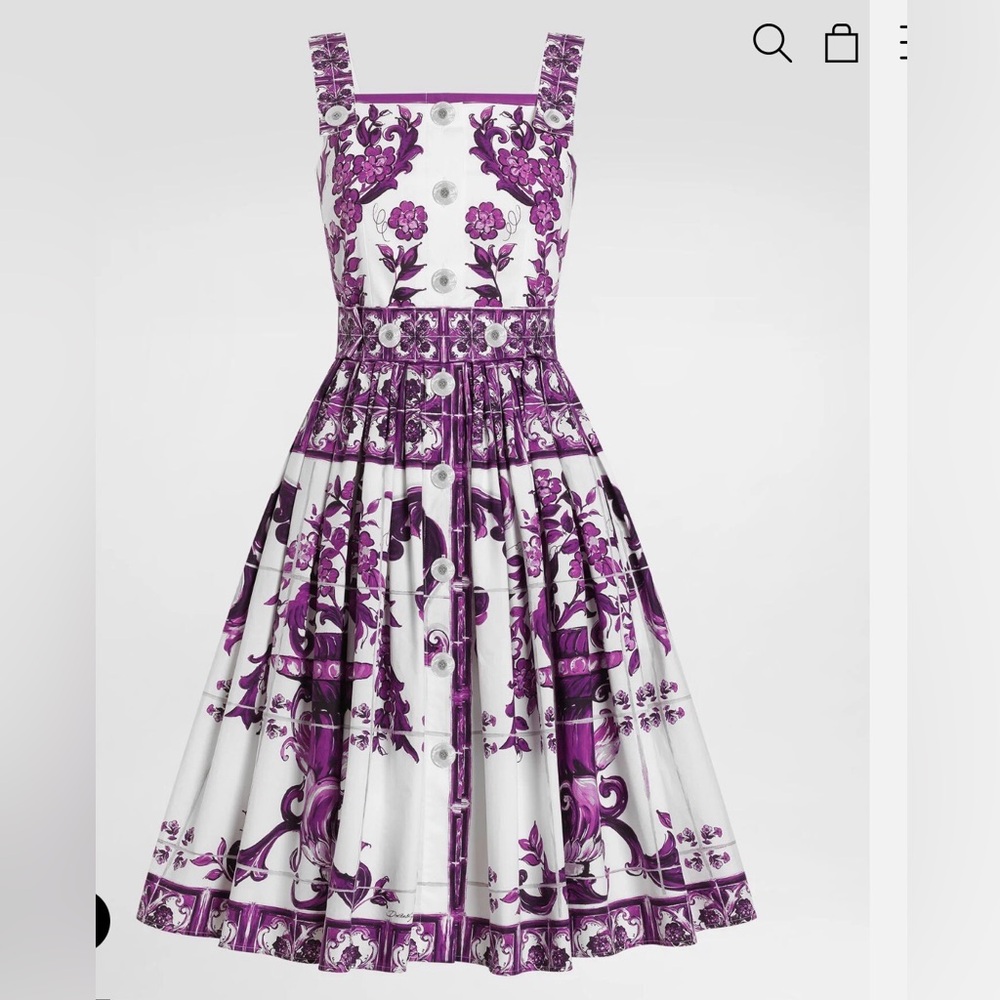 100% Authentic Dolce & Gabbana New Season Midi Dress